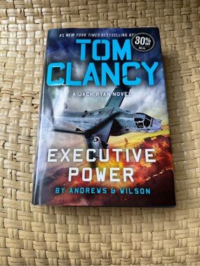 Tom Clancy "Executive Power" Hardcover - NWT Fathers Day?